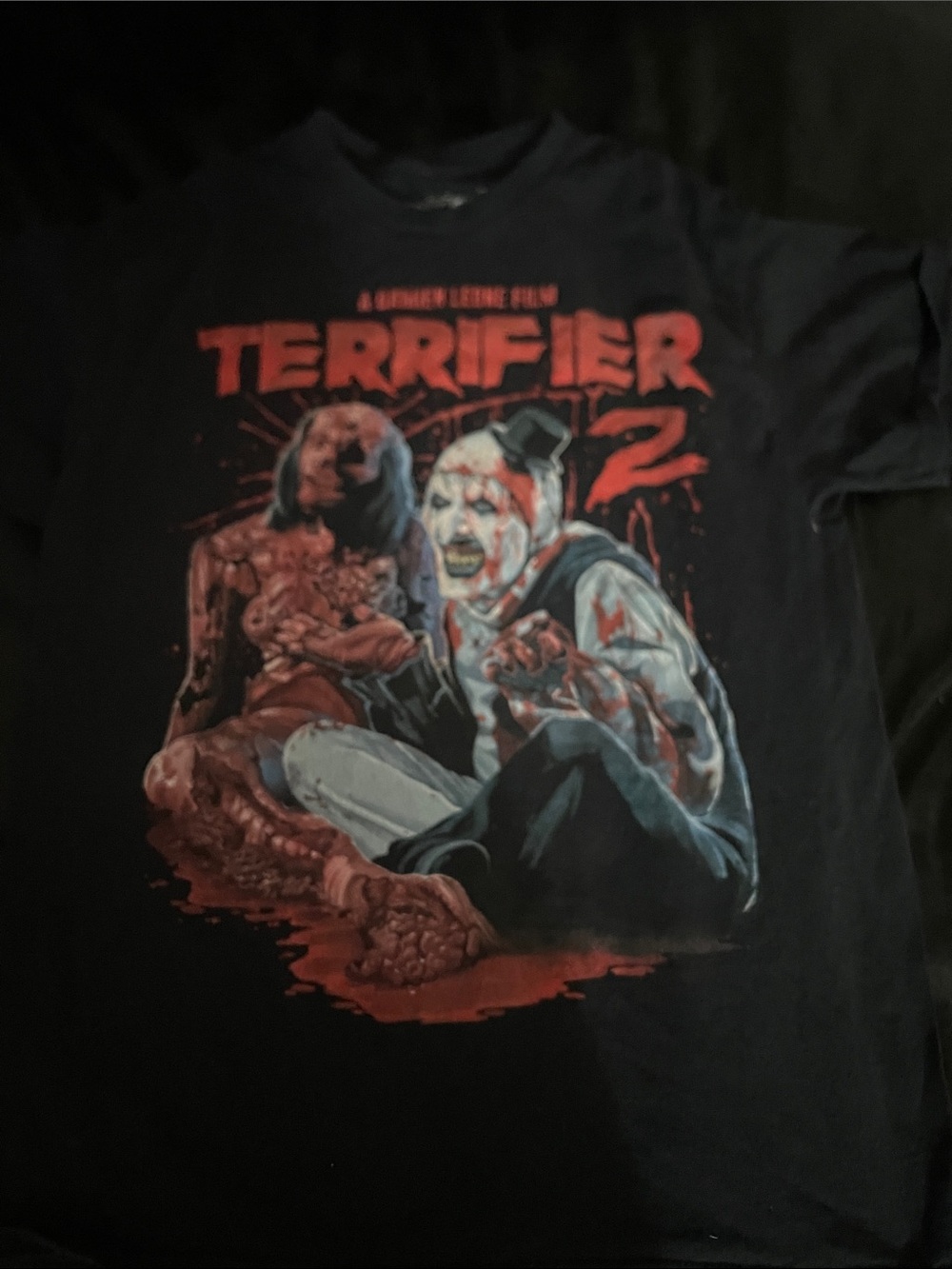 Terrifier 2 Graphic Horror Tee - Black
